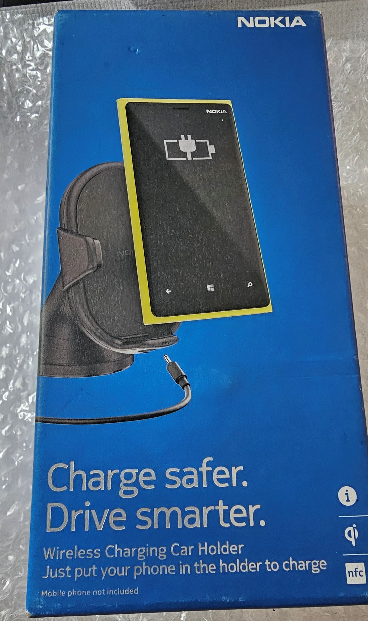 Official Nokia Lumia  CR-200 Wireless Charging Car Cradle Holder - Black