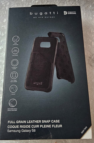Genuine Bugatti Samsung galaxy s8 back protective case cover Black
