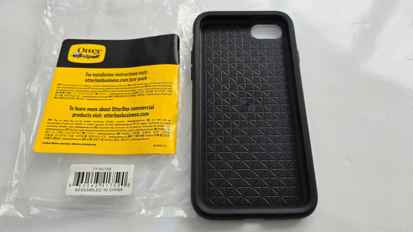 Genuine OtterBox Symmetry Apple iPhone 8/7/2nd/3rd Gen back case cover Black