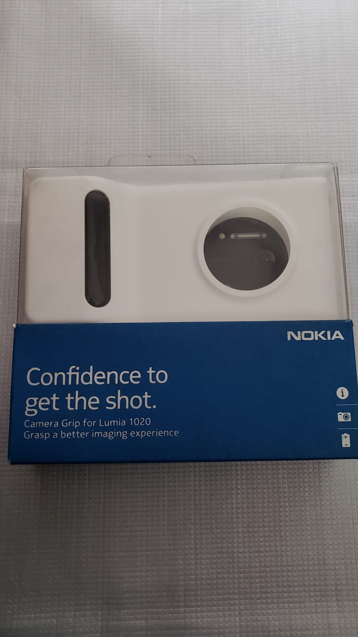 Nokia lumia 1020 camera grip case cover pd-95g White