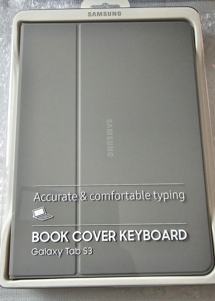 Official Samsung Tab S3 Keyboard Cover case EJ-FT820 Grey