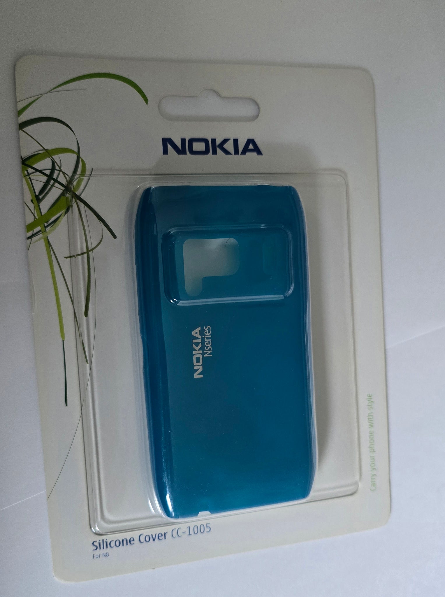 Original Nokia N8-00 Silicone case cover cc-1005 Blue