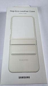 Official Samsung Galaxy Flip5 Flap Eco-Leather case cover cream