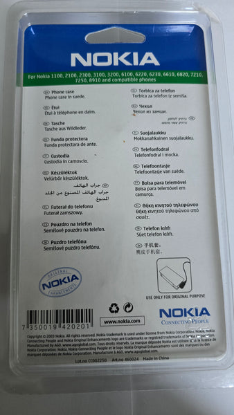 Original Nokia carrying case cover for 1100, 2100,2300,3100,6230,8800, 6820