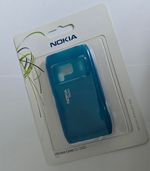 Original Nokia N8-00 Silicone case cover cc-1005 Blue