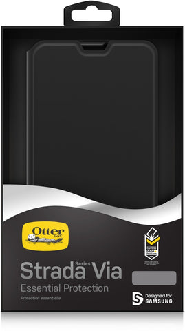 Otterbox Strada series Protective book case cover for Samung S10+ Plus Black