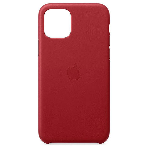 Official Genuine Apple iPhone 11 Pro 5.8" Leather Case Cover (Product) Red