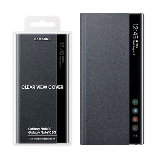 Official Genuine Samsung Galaxy Note 10 Clear View Case Cover Black