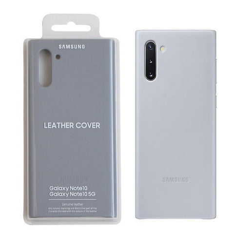Official Genuine Samsung Galaxy Note 10 Leather Cover Case Grey