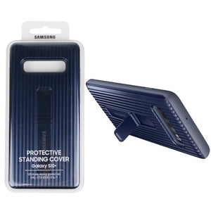 Official Genuine Samsung Galaxy S10+ Plus Protective Stand Cover Case - Blue