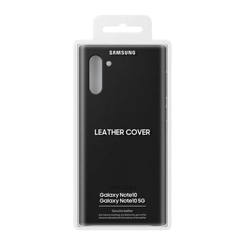 Official Genuine Samsung Galaxy Note 10 Leather Cover Case Black