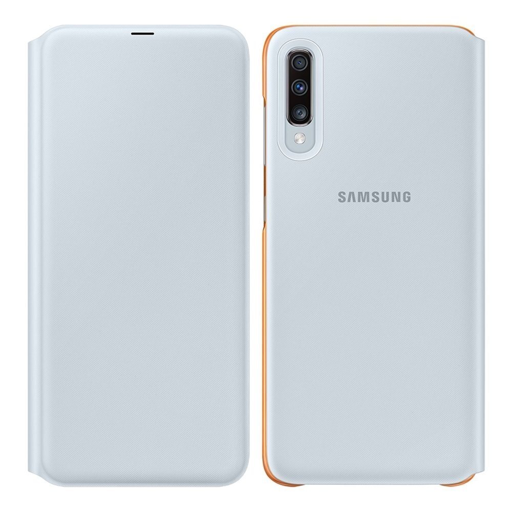 Official Genuine Samsung Galaxy A70 SM-A705 Flip Wallet / Case Cover White